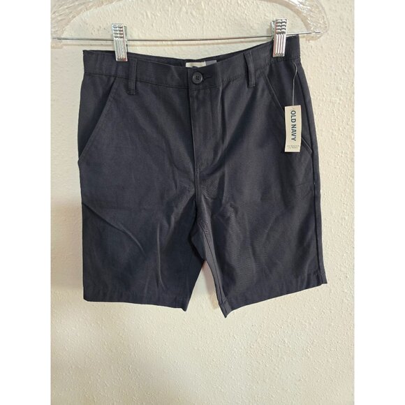 NWT Old Navy Boys Flat Front Uniform Shorts Sz 12 - Picture 1 of 5